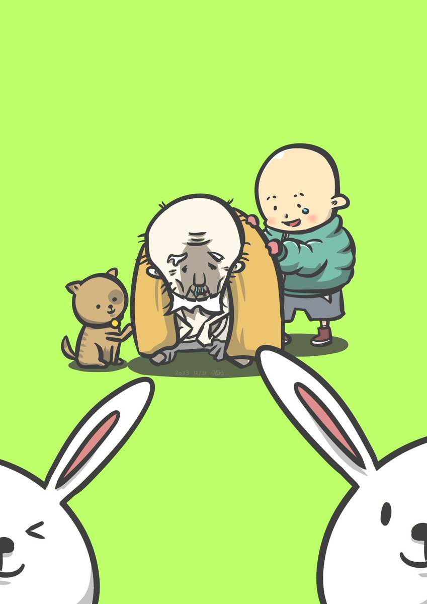「12月⑧ 12/29〜31  #先月描いた絵を晒そう #イラスト #絵柄が好みっ」|タロウ@一日一絵のイラスト