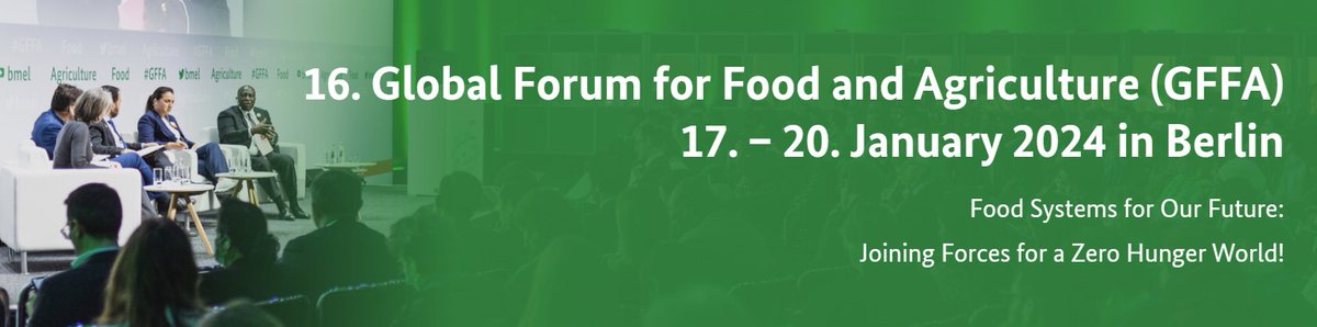 IFPRI Director General @Jo_Swinnen will participate in the 16th annual Global Forum for Food and Agriculture, moderating the panel “Squaring the Circle: Towards Sustainable Agriculture and Food Supply Chains” organized by @OECD on Jan 19, 15:30-17:00 CET: ow.ly/HgLf50Qrs51