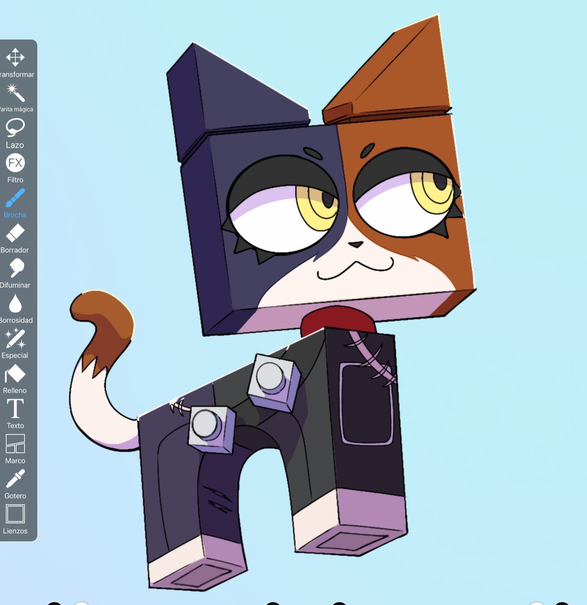 What if Meowskulls had a built-in emote where she turns into a Lego