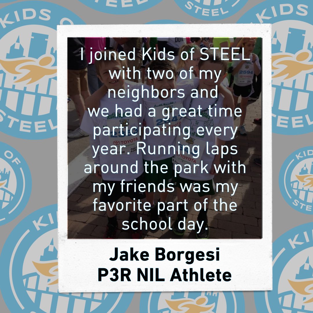 <a href="/JakeBorgesi/">Jake Borgesi</a> is a <a href="/P3Rmovespgh/">P3R</a> NIL Athlete who started running in elementary school. Fast forward 10 years and Jake was a Nike All-American at South Fayette and now competes collegiately. Read about Jake's experience in Kids of STEELand a volunteer coach: p3r.org/blog/my-kids-o….