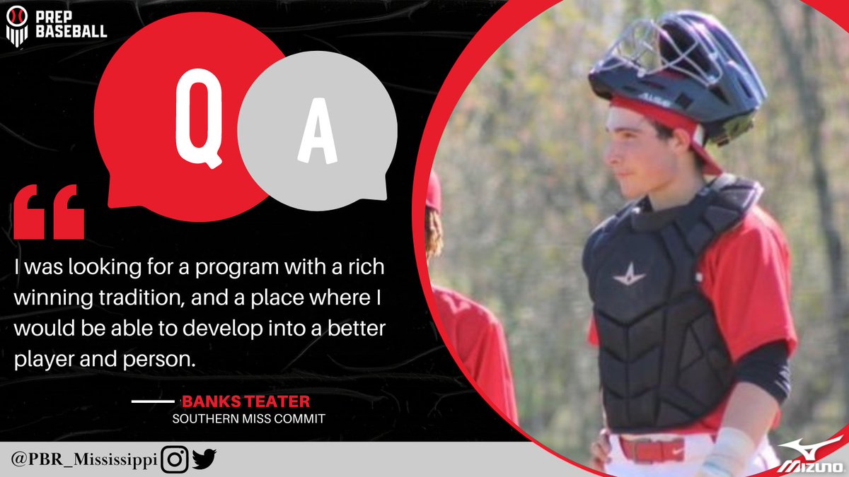 𝐂𝐨𝐦𝐦𝐢𝐭𝐦𝐞𝐧𝐭 𝐐&amp;𝐀: 𝐁𝐚𝐧𝐤𝐬 𝐓𝐞𝐚𝐭𝐞𝐫

+ Our staff talks with <a href="/SouthernMissBSB/">Southern Miss Baseball</a> commit &amp; '25 C Banks Teater (<a href="/BanksTeater/">Banks Teater</a>) about his recruiting process, favorite baseball memory and much more. 

Full story ⤵️

📝: loom.ly/_pHRn4c