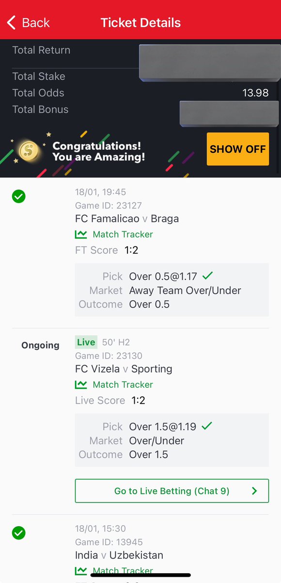 14Odds BOOM on Sportybet ✅✅✅🏆 Congratulations to those who played🍾🍾🍾 Join channel for more 👉 t.me/+LchJ1x_-2mMxY…