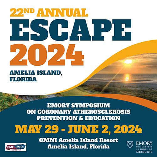 Save the date! Registration and conference info will be updated soon! escape.emory.edu