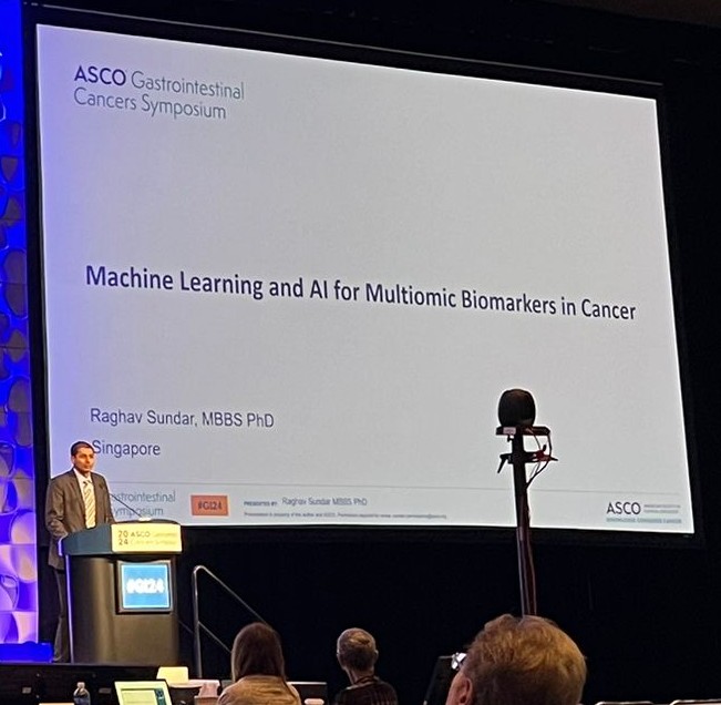 It's wonderful to be back in San Francisco for #GI24 @ASCO. Grateful to be given the opportunity to share some of our work in biomarker discovery and integration of novel technologies studying the tumor microenvironment in #stomachcancer.