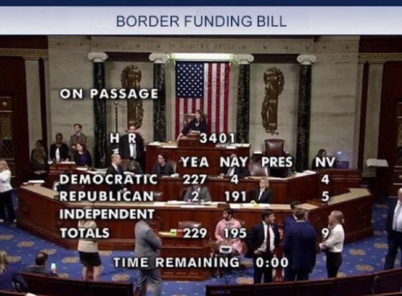 House Republicans yell, stamp their feet, and feign extreme outrage about the border. But they are full of shit. How do I know? Well, for one, they've already voted AGAINST funds for the border. And two, they are reportedly against a bipartisan border effort in the Senate…