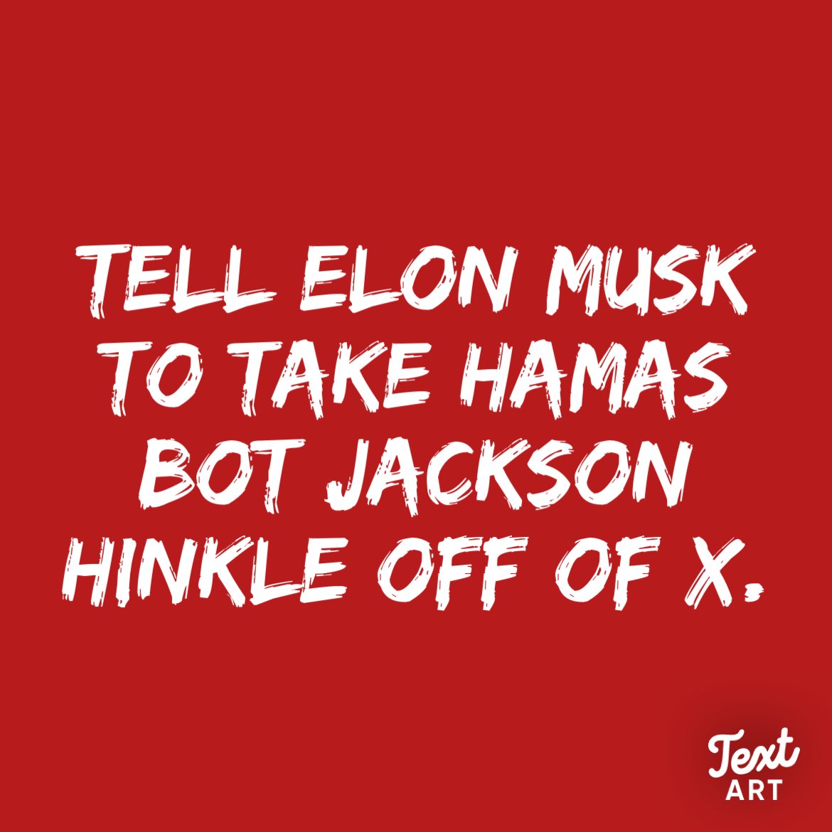 Zimmlaw175's tweet photo. #BanJacksonHinkle #CancelJacksonHinkle
@elonmusk https://t.co/MsQTAQ3o0k