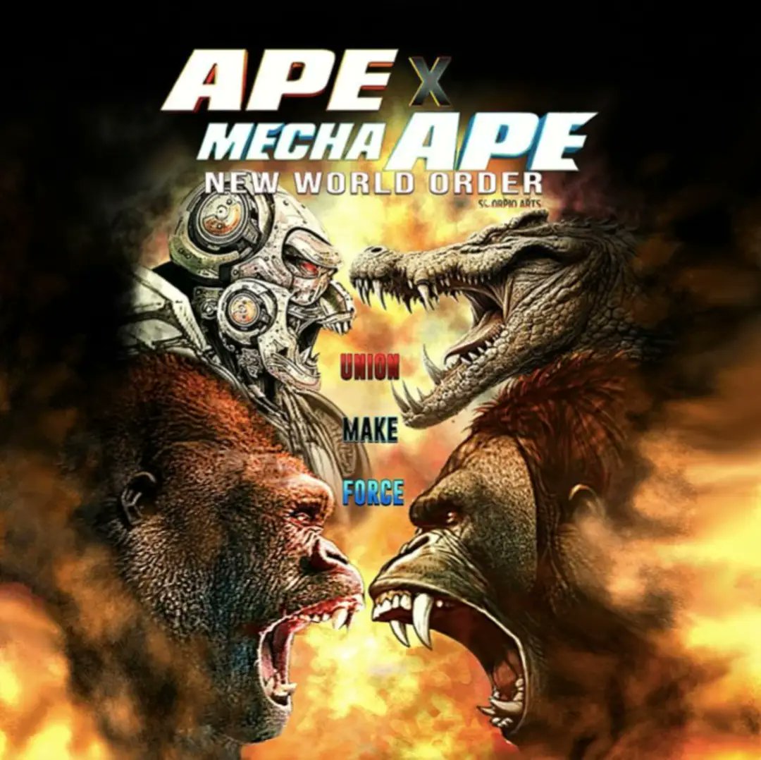 BatagorJohnson's tweet photo. I *love* that The Asylum's
@theasylumcc APE/MONSTER series continues its rampage!
APE VS. MONSTER
APE VS. MECHA APE
NOW! -- APE X MECHS APE: NEW WORLD ORDER!!
#kaiju #monstermovies #gorilla #dinosaur #Mecha #TheAsylum #AsylumFilms https://t.co/8guWvxD8Dv