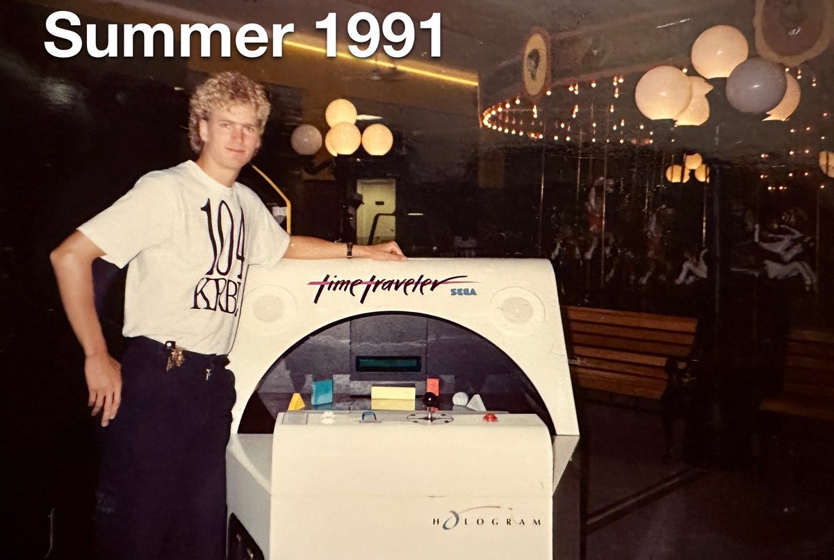 1992_sonic's tweet photo. Time Traveling with Time Traveler!  This game was brand new when Sonic The Hedgehog was new! First picture Power Play SJM Baytown, Second Joystix Houston #timetravler #arcade #1991 #ilovethe90s #barcade #cidercade #joystix #gameroom #sonicthehedgehog https://t.co/Z5b7g1gf4u