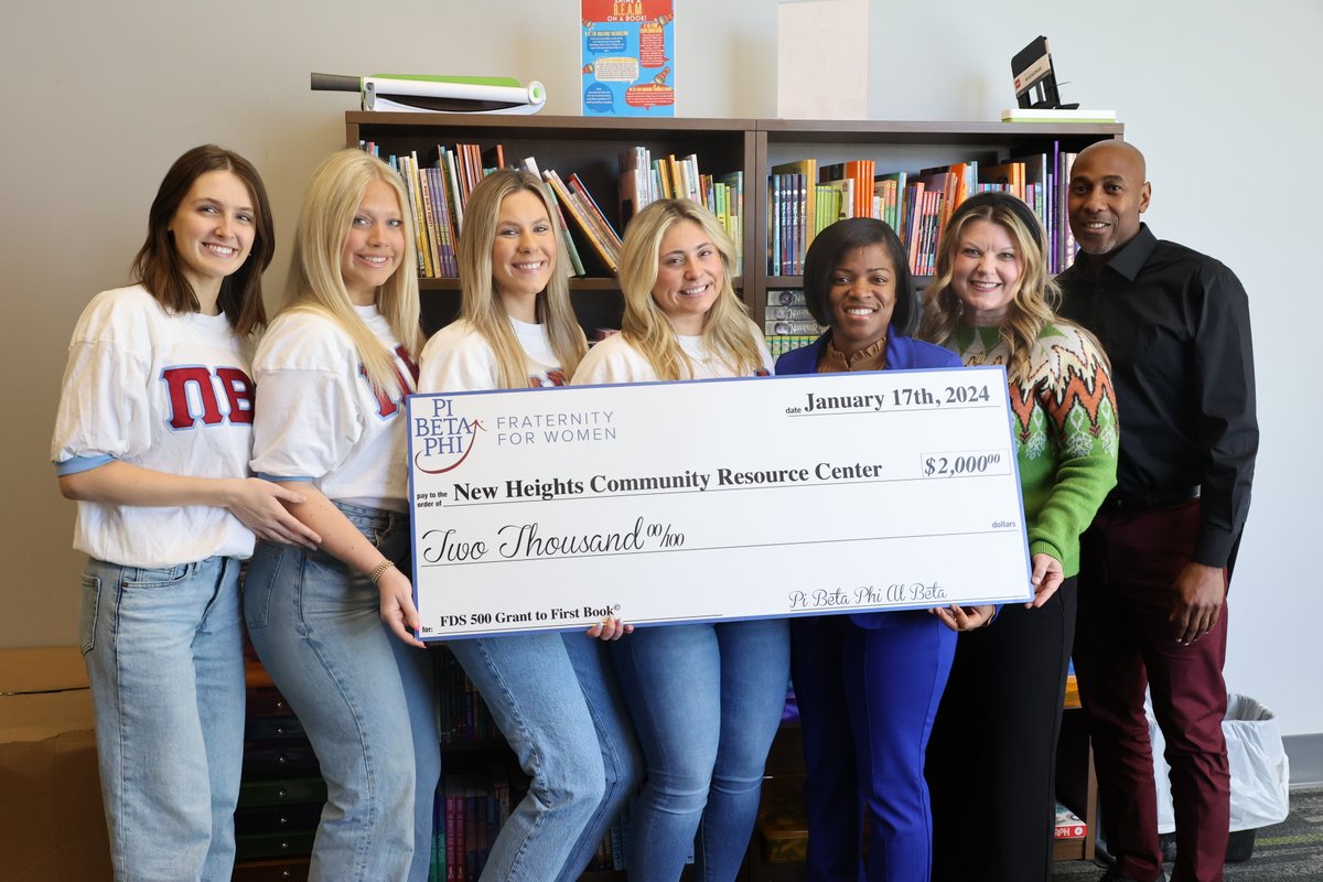 T🍏S Board of Ed (@tcsboardofed) on Twitter photo .<a href="/TCSNewHeights/">New Heights Community Resource Center</a> was honored to be selected as the recipient of a <a href="/PiBetaPhiHQ/">Pi Beta Phi</a> FDS500 grant program, thanks to a nomination from the Alabama Beta Chapter. The grant provides $2000.00 to purchase books and literacy-related supplies that will directly benefit the community!! .<a href="/TCSNewHeights/">New Heights Community Resource Center</a> was honored to be selected as the recipient of a <a href="/PiBetaPhiHQ/">Pi Beta Phi</a> FDS500 grant program, thanks to a nomination from the Alabama Beta Chapter. The grant provides $2000.00 to purchase books and literacy-related supplies that will directly benefit the community!!