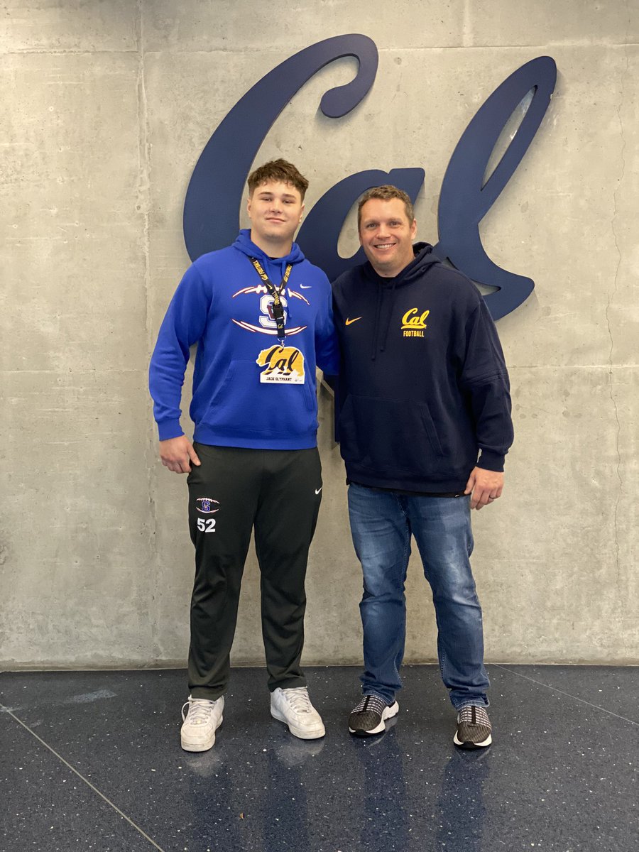 JackOly2024's tweet photo. After a great visit and conversation with @browning_coach I am grateful to receive an offer (PWO) to the University of California, Berkeley! Thank you @BenjiPalu_Cal @MWCherrington for the hospitality. https://t.co/oCupIYz5E4
