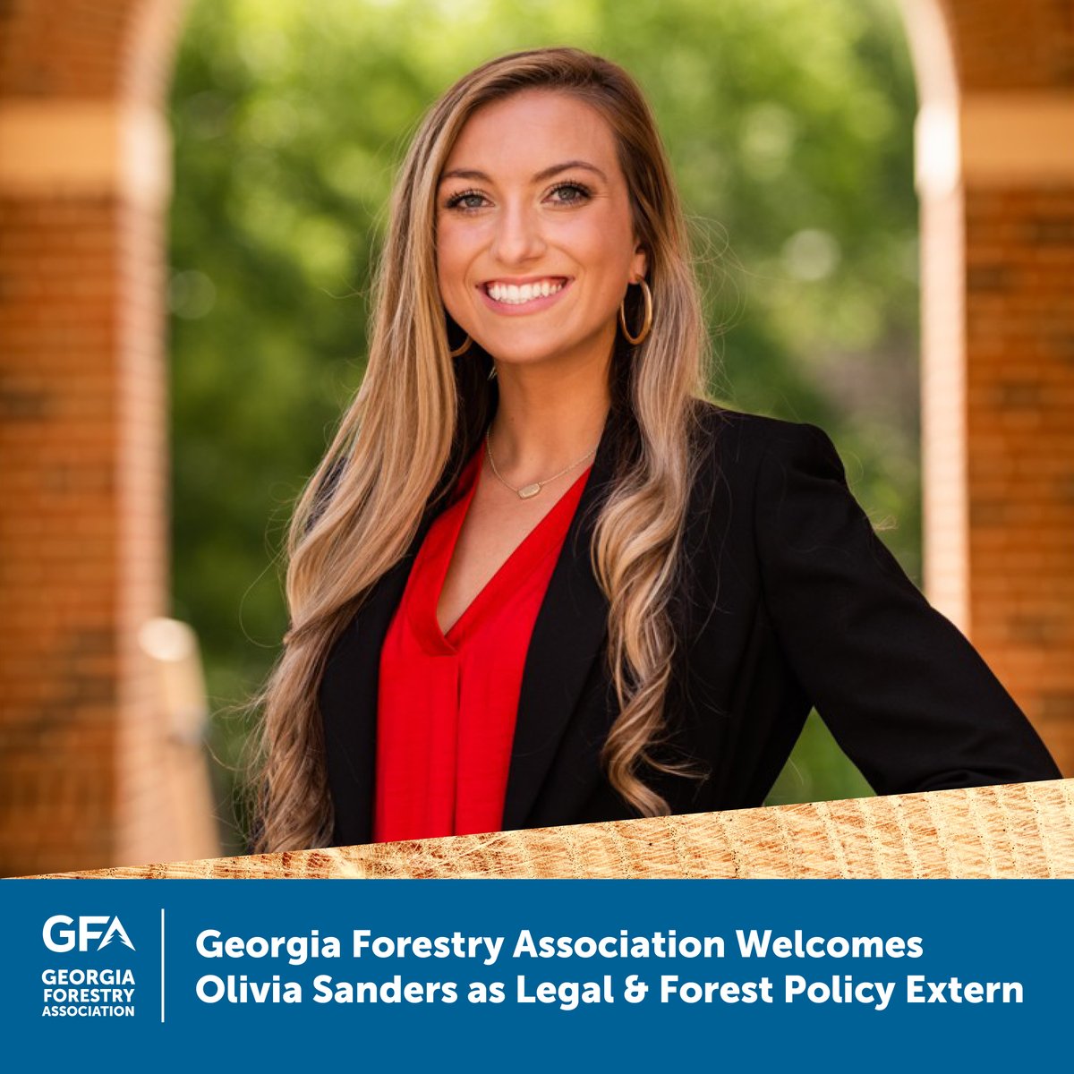 GeorgiaForestry's tweet photo. Excited to introduce Olivia Sanders to support our policy research efforts during the 2024 session. Her strong connection to the forestry community brings valuable insight to our team. Let's continue to grow together! #gaforestswork #letsgrow #gapol https://t.co/noEuKzO4JX