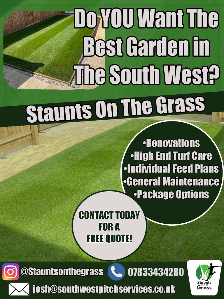 Exciting news! We're gearing up to launch our domestic lawn care services alongside our pitch care services ready for Spring renovations in March. Our team is ready to take on clients in the south west to help make your dream garden a reality. Stay tuned for more updates 🌱