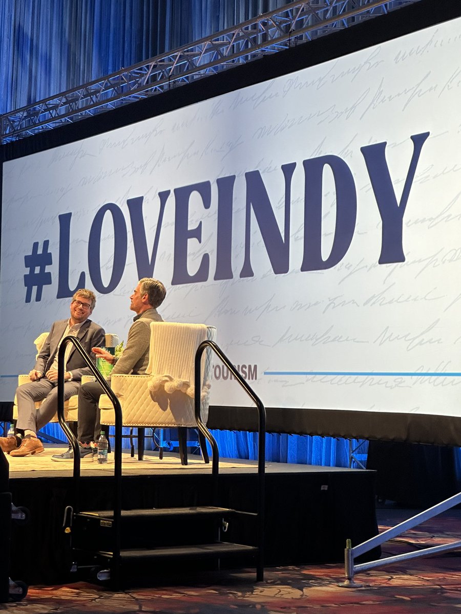 I #loveindy more! I live, work, and play here and so excited to hear more about the state of tourism in Indy! 🌃