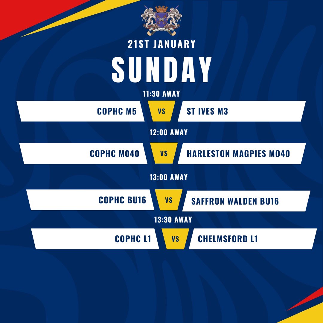 Week 14 Fixtures 🏑

Hopefully the weather is on our side and this is how we line up with a double header for some teams!

Get down to Bretton Gate to show your support and watch the action unfold!

Good Luck Everyone 🌟