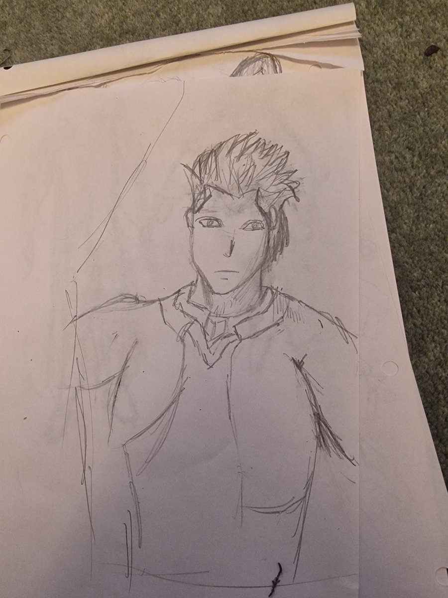 STOTTINMAD's tweet photo. Forgive me Satan, but your hair and eyes are really hard okay. *abridged joke* for those not awake #art #practise #artpractise #drawing #drawingpractise https://t.co/6wzlhYC12m
