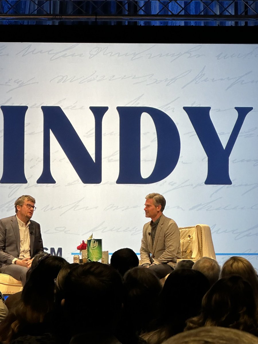 Thankful for people like @johngreen that emphasize why Indy is a great place to live. As John said. “Places are mainly made by the people” and Indy is a great example of that #loveindy