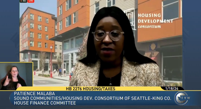 Fuse Washington (@fusewa) on Twitter photo <a href="/RepBerg/">Rep April Berg</a> <a href="/WLIHA/">WA Housing Alliance</a> <a href="/arc_state95859/">The Arc of Washington State</a> The wonderful Patience Malaba, ED of <a href="/HDC_SeaKC/">Housing Consortium</a>!
Strong support, says we can scale production of affordable housing with this bill. References cold temps, "we are tragically losing neighbors to hypothermia in our streets, we must scale to meet this need" <a href="/RepBerg/">Rep April Berg</a> <a href="/WLIHA/">WA Housing Alliance</a> <a href="/arc_state95859/">The Arc of Washington State</a> The wonderful Patience Malaba, ED of <a href="/HDC_SeaKC/">Housing Consortium</a>!
Strong support, says we can scale production of affordable housing with this bill. References cold temps, "we are tragically losing neighbors to hypothermia in our streets, we must scale to meet this need"
