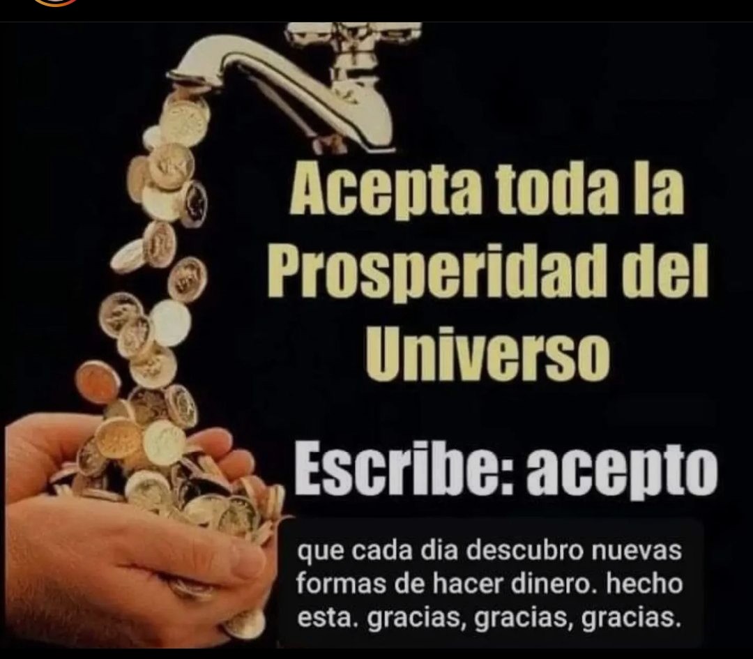 ✨🌟Vibro en Abundancia🌟✨

✨💰Acepta todo💰✨

🙏💰Decreta: ACEPTO💰🙏