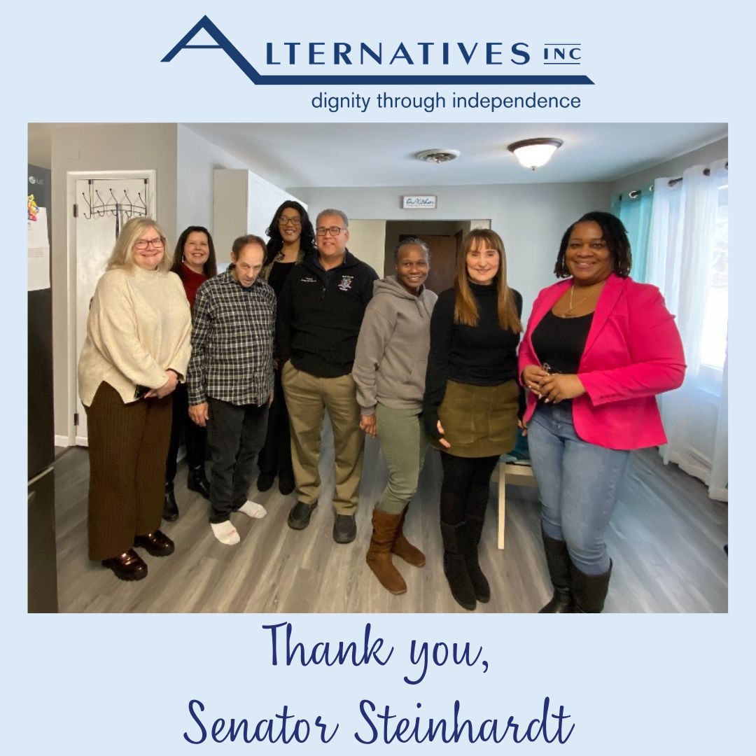 Alternatives is grateful to <a href="/SenDSteinhardt/">Senator Doug Steinhardt</a> for his visit to one of our Warren County group homes! #alternativesraritan #njacp #NewJersey #disabilityadvocacy