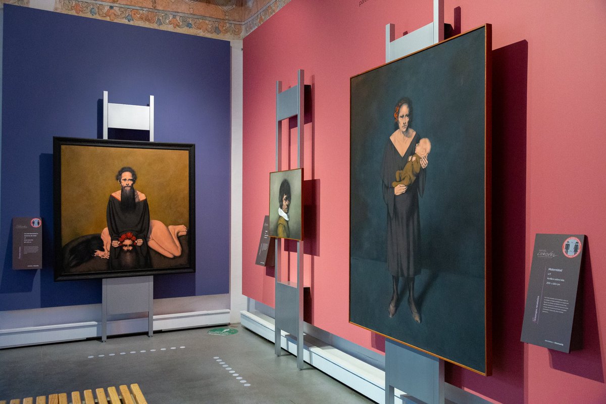 Castilloroman's tweet photo. El legado artístico de #RafaelCoronel es variado. Hay obras abstractas y otras figurativas con características tenebristas. Los invito a conocer más en el Museo de Arte de @HaciendaCultura (Moneda 4, Centro Histórico de la CDMX), de 10:00 a 18:00 horas. https://t.co/t879nkxl7Y