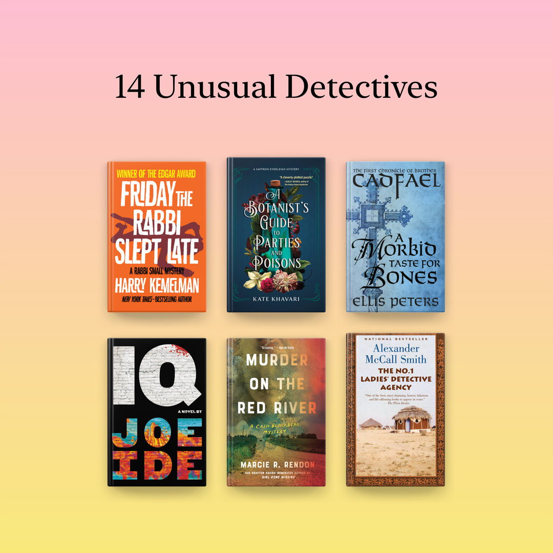 What do a monk, magician, velociraptor and botanist all have in common? They're protagonists in our 14 unusual detectives collection. Fictional detectives have always been a quirky bunch, but these characters go above and beyond. apple.co/UnusualDetecti…
