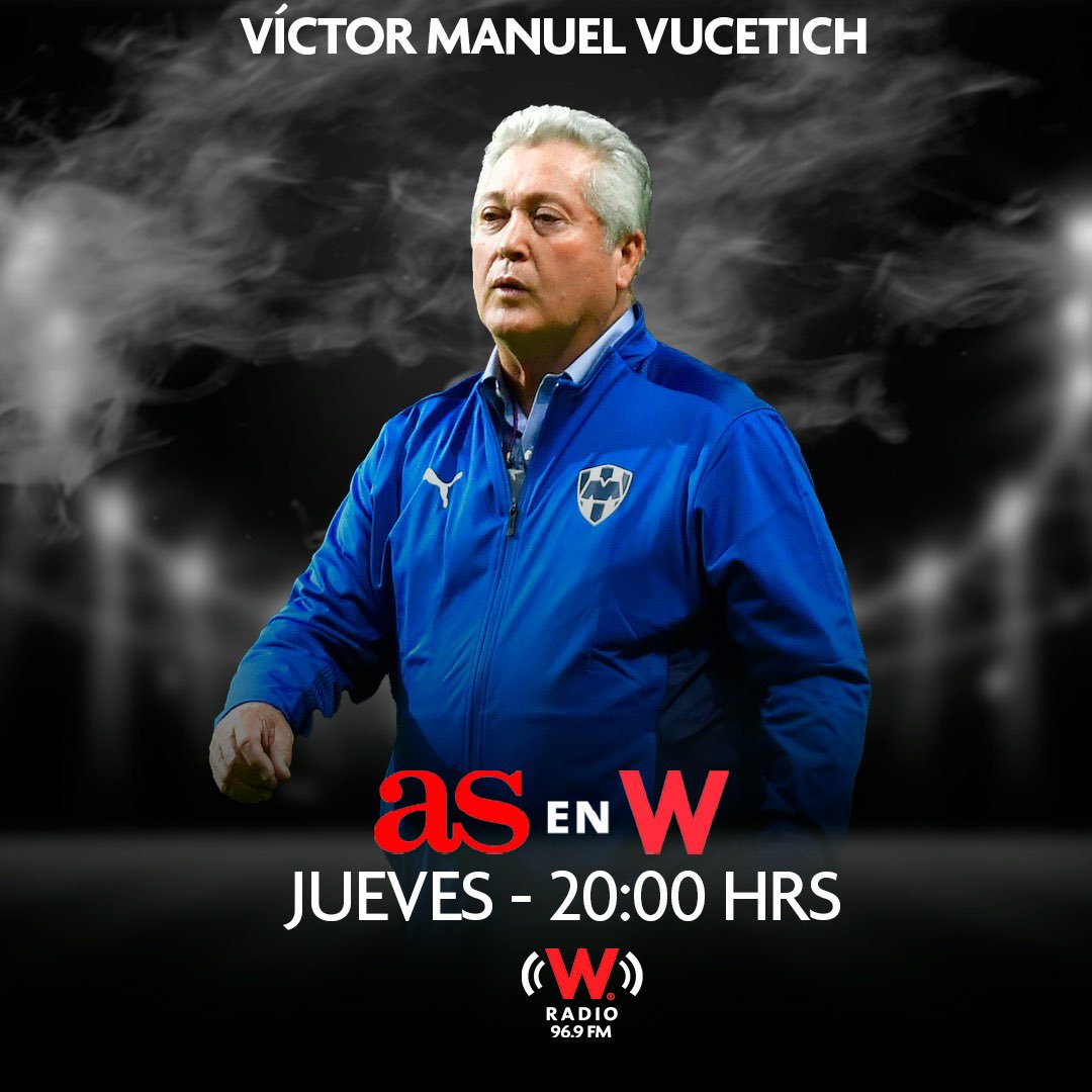 ESTA NOCHE EN AS EN W
<a href="/asen_wradio/">As en W</a> 🎙️

Víctor Manuel Vicetich, para hablar del fútbol mexicano, selección y más. EN VIVO, con @jsanchez_TUDN y todo el Sillón de los Sabios
🚨🚨🚨🚨🚨

🕙20:00 Hrs - 96.9 FM📻
💻 wradio.com.mx