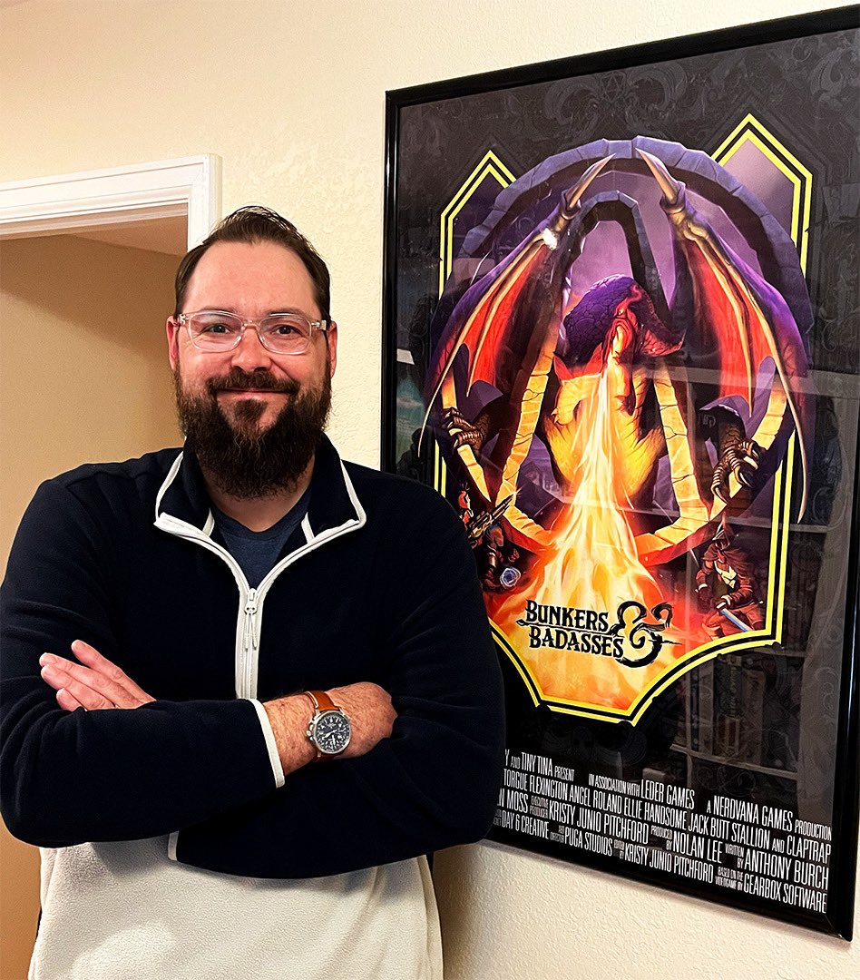 💥We're ecstatic to announce Marshall Britt has joined Nerdvana Games as Product Manager!

Marshall was a strong contributor to helping us bring ‘Bunkers &amp; Badasses’ to life &amp; we're so excited he's here to help us make more badass games! Stay tuned! 👀