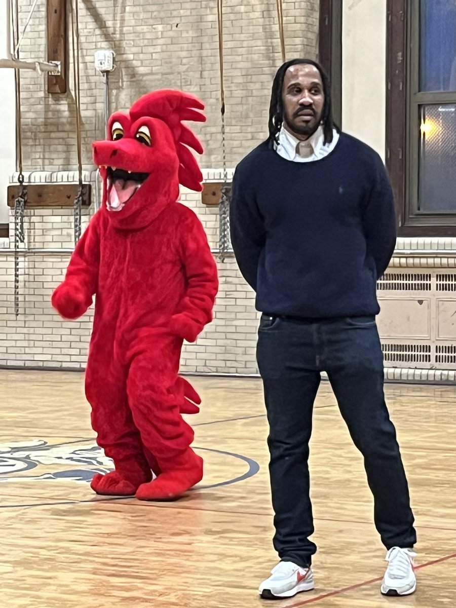 Staff vs Student Basketball Game <a href="/southwarkschool/">Southwark School</a> #DragonStrong