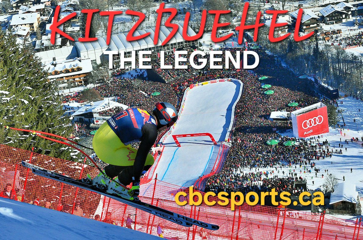 Kitzbuehel. 'The Myth is Reality' youtu.be/UR5SC11DC5Q @cbc @cbcsports @CBCOlympics @Alpine_Canada @fisalpine