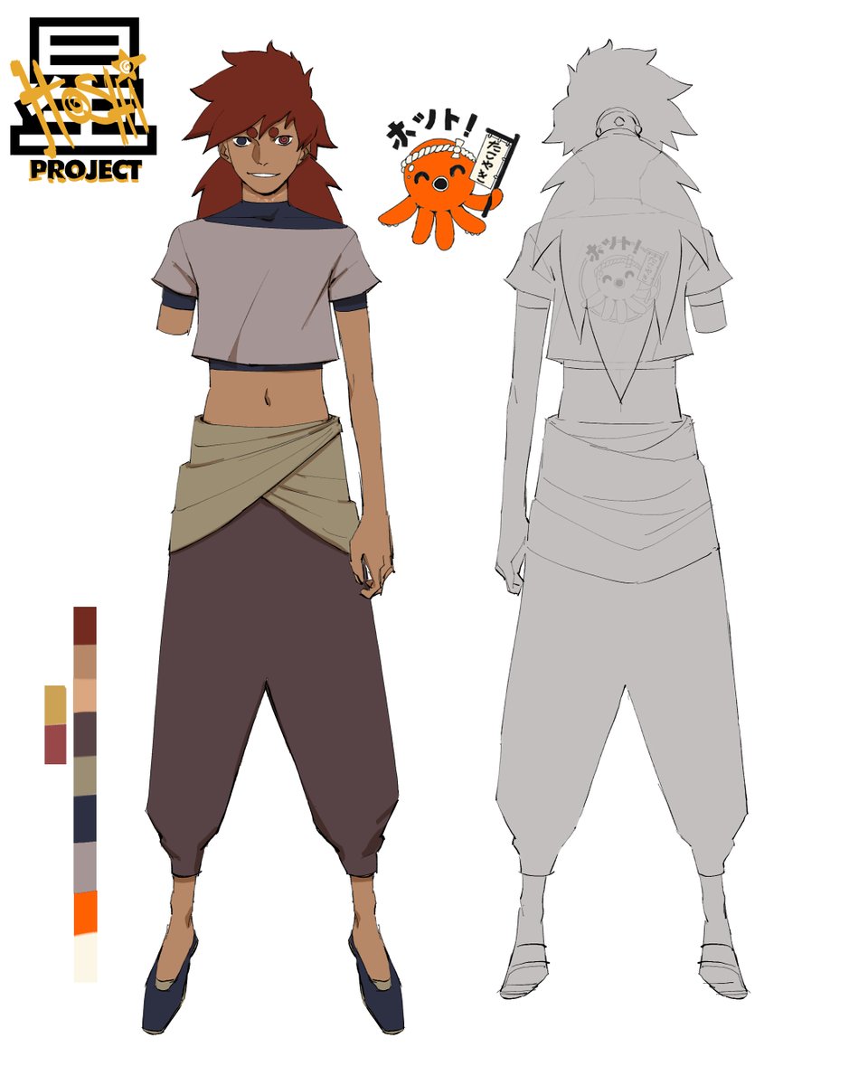 idk_forced's tweet image. Hoshi Project  #anime #characterdesign