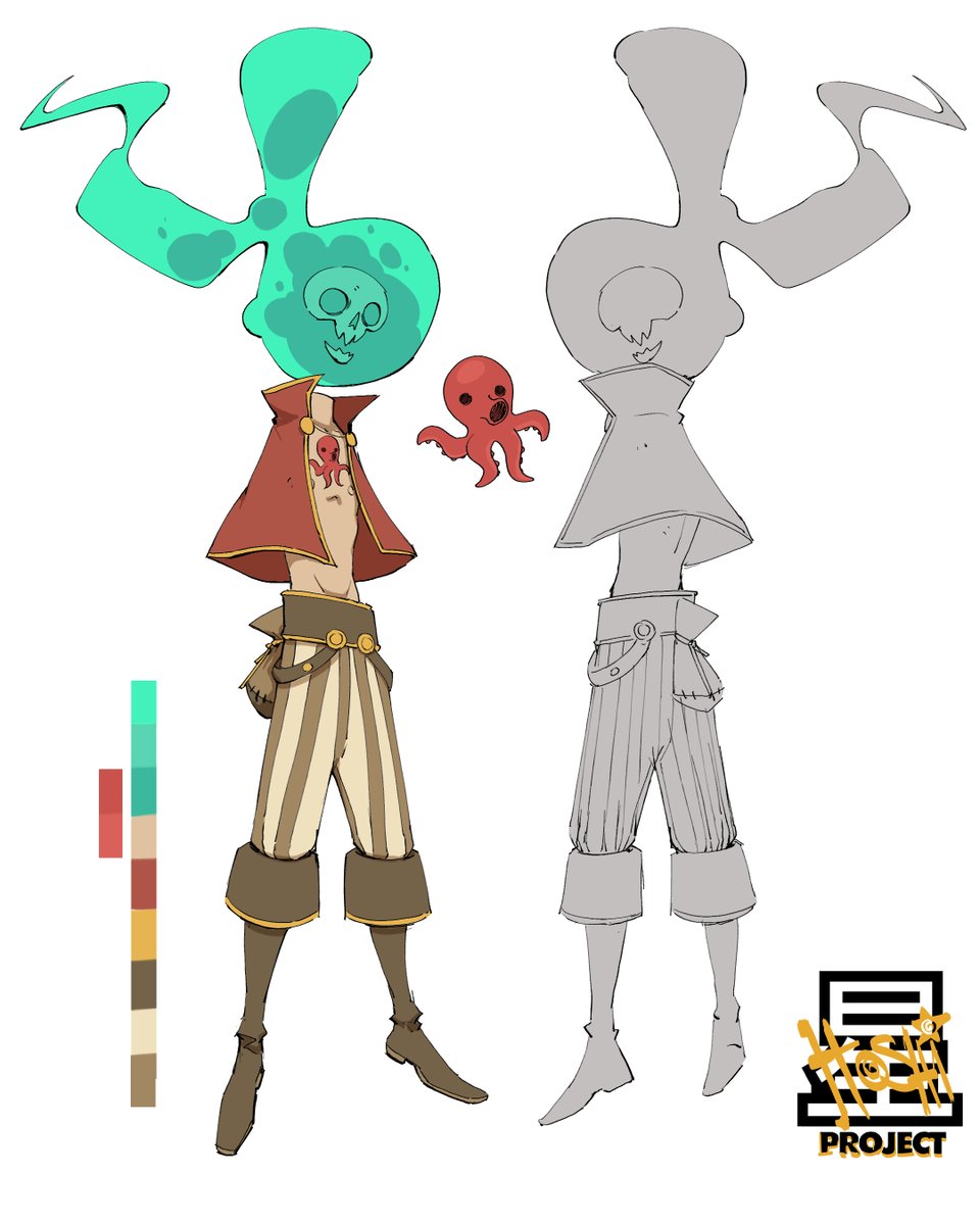 idk_forced's tweet image. Hoshi Project  #anime #characterdesign