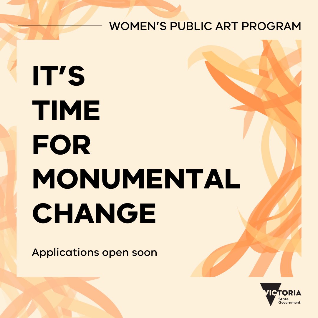 The Victorian Women’s Public Art Program is back for a second round, with $1.2 million in funding announced today to recognise and celebrate the significant contributions of even more Victorian women. See what we did last year at vic.gov.au/victorian-wome…