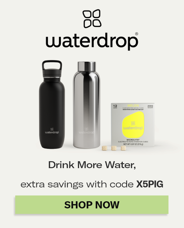 Jared 'PiG' Krensel on X: Use my link to get 15% off @drink_waterdrop !  They heard how much I like their thermos and sent me an extra big one for  casting days 