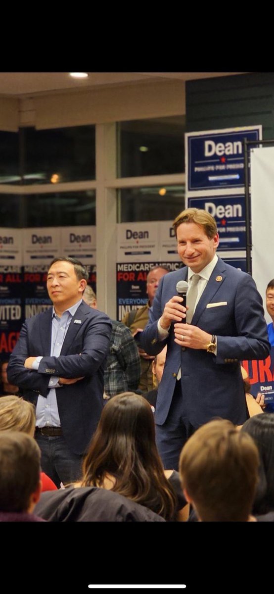 Dean24Official's tweet photo. Name a more iconic duo. Weโll wait. ๐บ๐ธ @AndrewYang @deanbphillips https://t.co/9ZqiPaOkbe