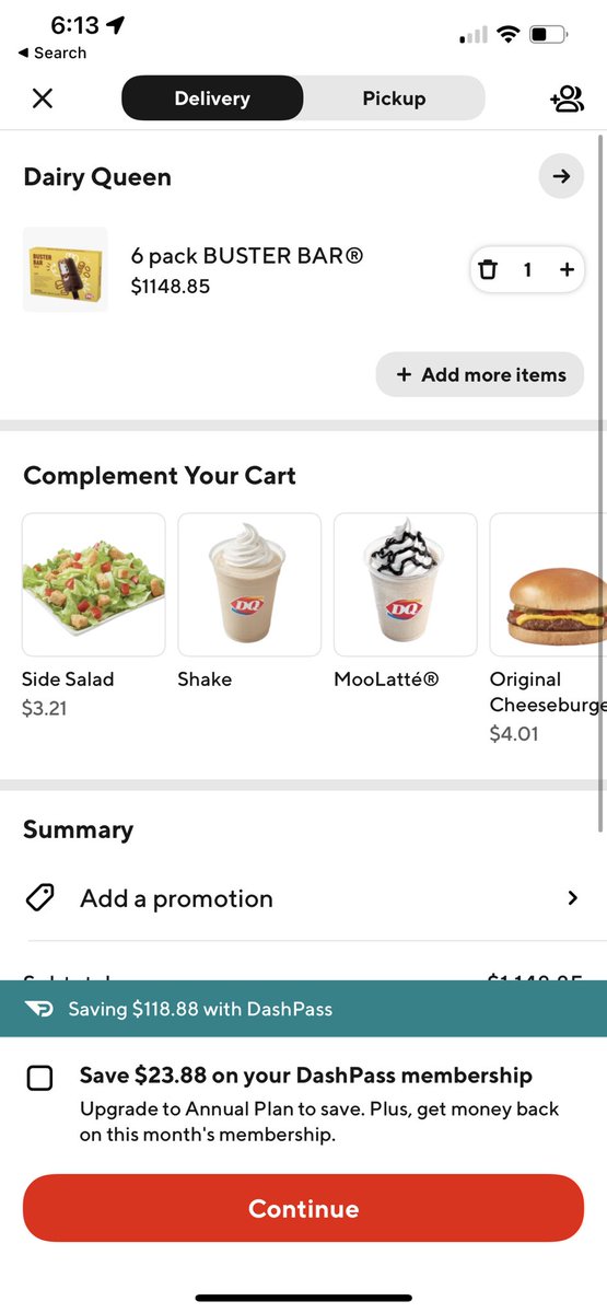 itsSplizzy's tweet image. Oh DoorDash be taxing taxing😭😭