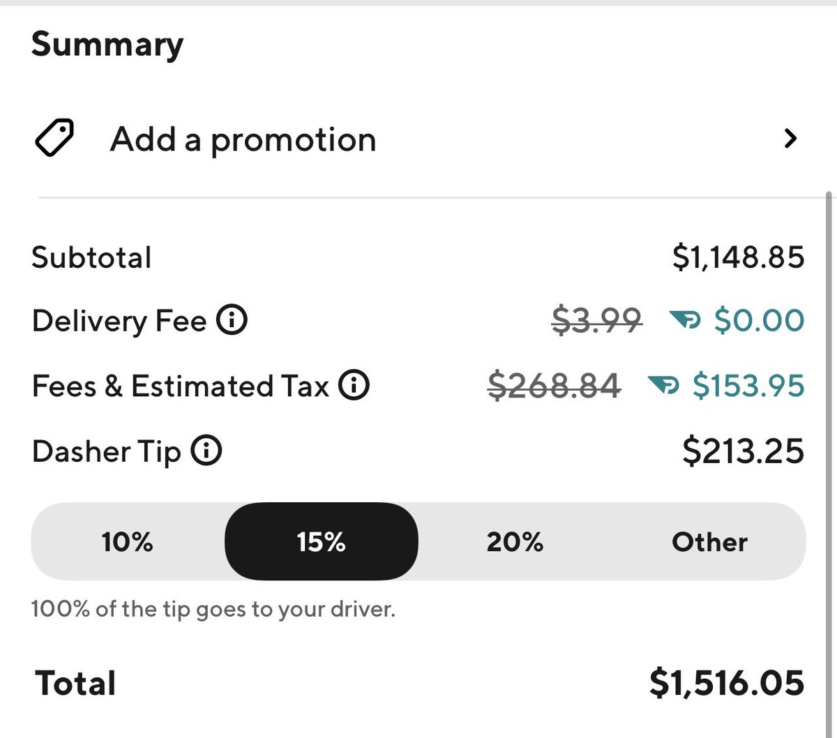 itsSplizzy's tweet image. Oh DoorDash be taxing taxing😭😭