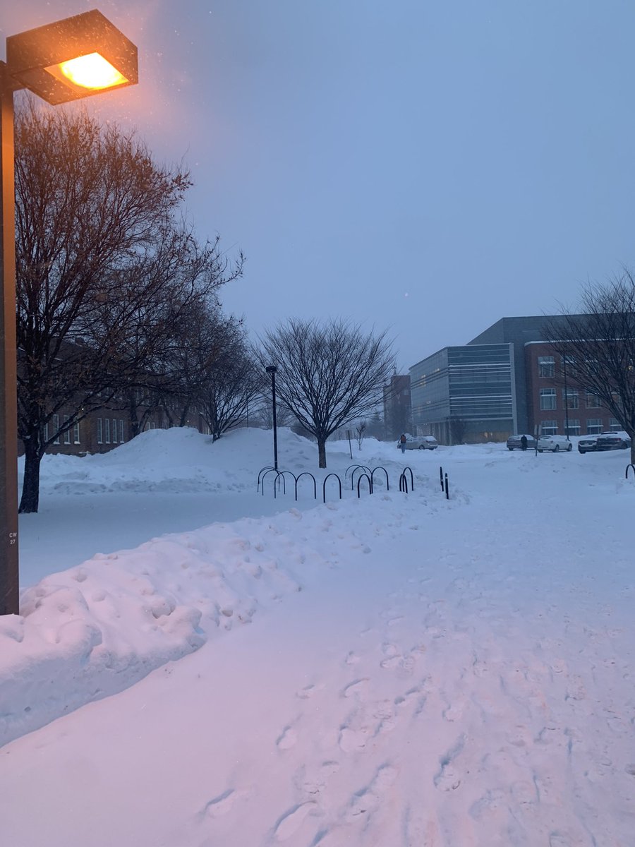 Almost Random day

Earth: Hey Ames, here is snow. A lot of it. 

Couple of days after

Earth: Hi again, have some more. A lot more