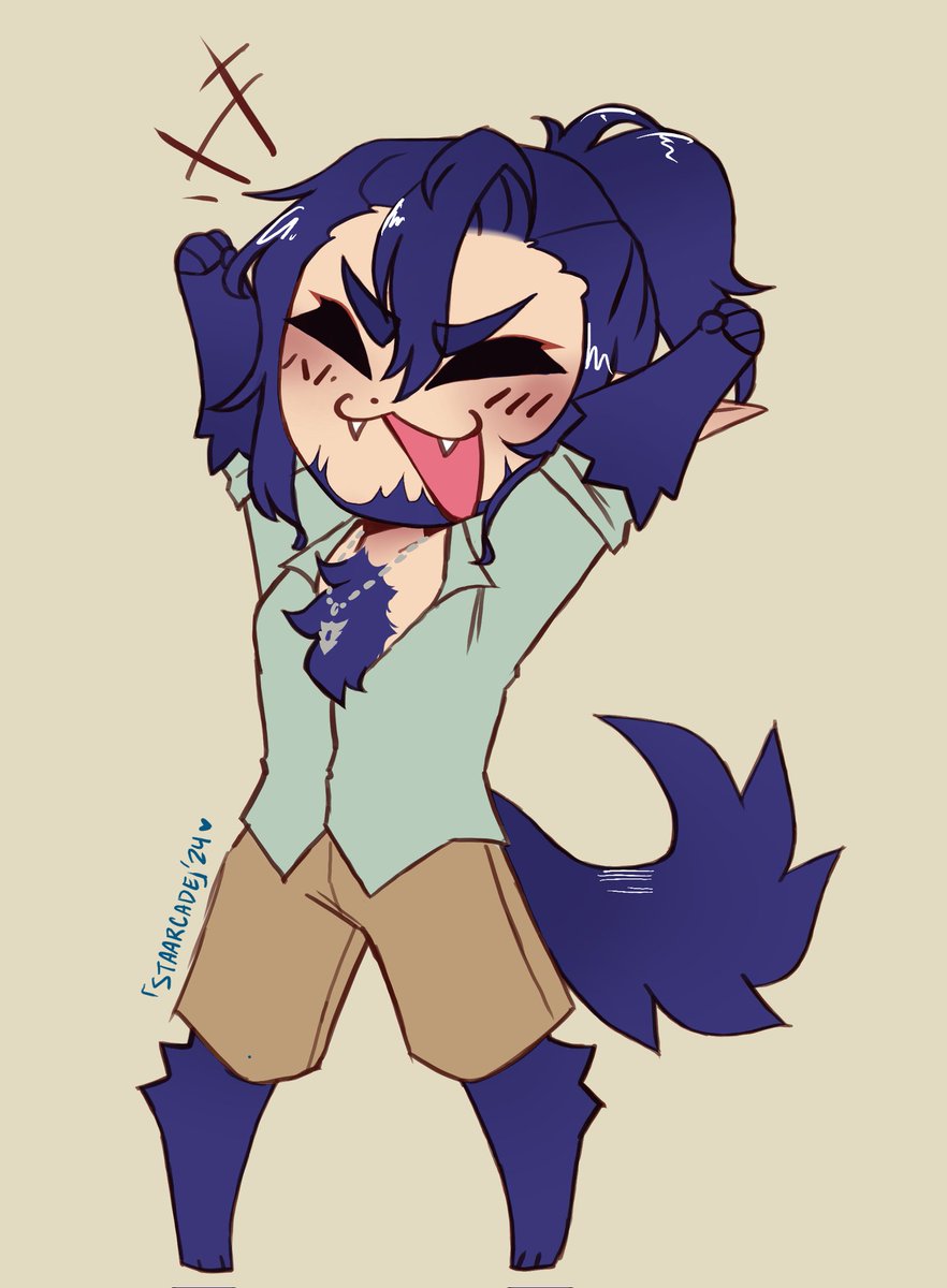 staarcade's tweet image. I FROGGOT TO POST GRRRR

The advent reward for @kynsareth from @The_Herethicc !!!

What a funky lil guy!