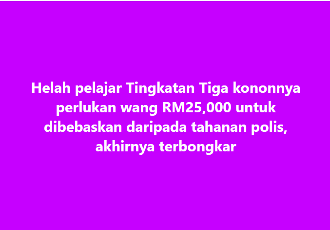 SinarOnline's tweet photo. Remaja 15 tahun berkomplot songlap duit ibu RM25,000
#SinarHarian #remaja #komplot #songlapduit