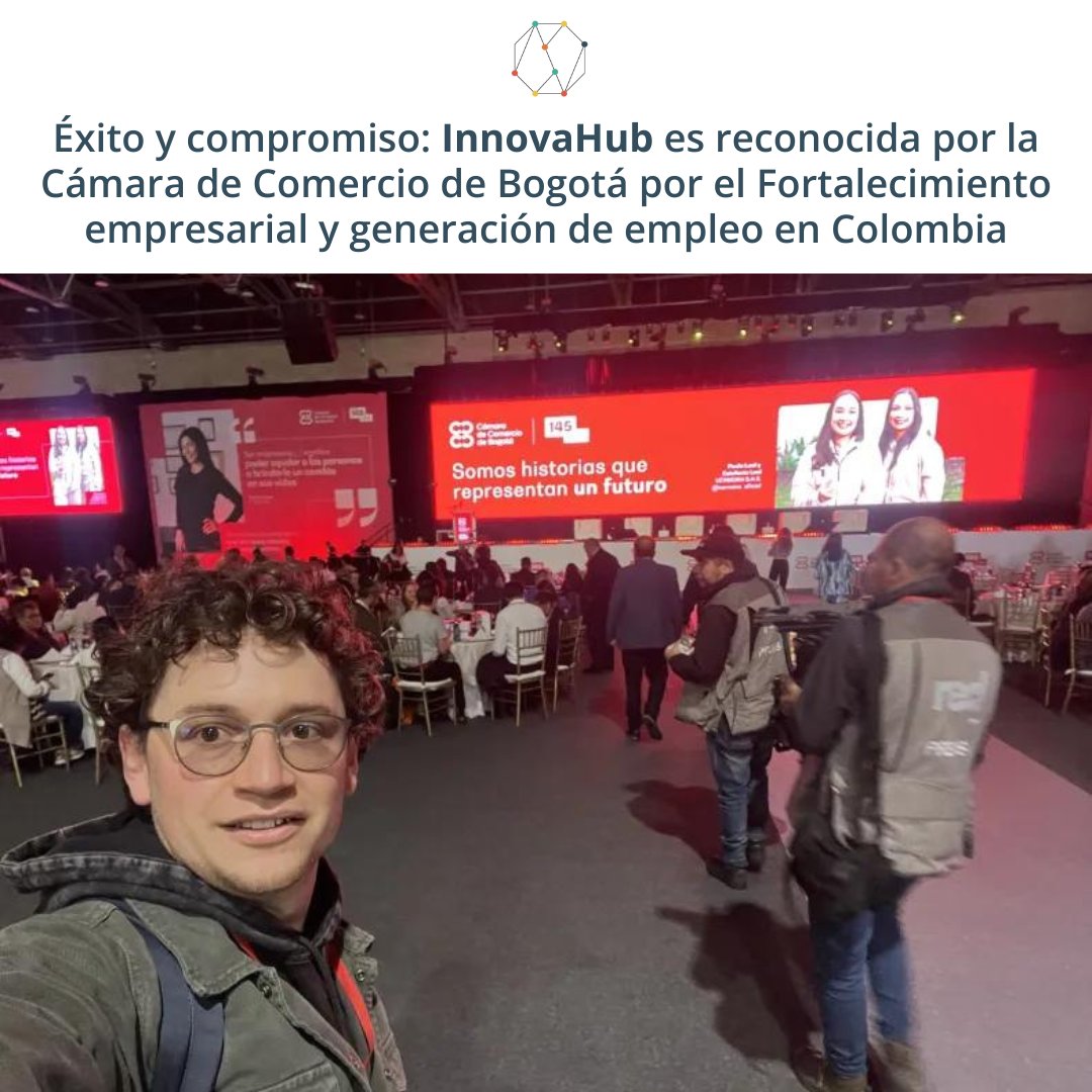 InnovaHubCol's tweet image. Innovahub fue premiada en la ceremonia de reconocimiento organizada por la Cámara de Comercio de Bogotá (CCB)

#fortalecimientoempresarial #reconocimiento #compromiso #resiliência #CCB #Edtech #gestióndelconocimiento #desarrollosostenible #InnovaHub #elearning