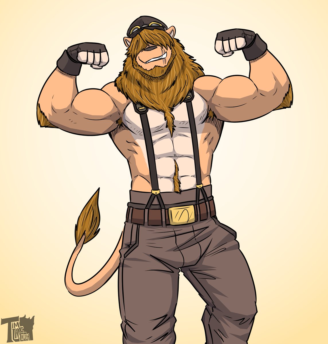 TimLakeCheetah's tweet photo. And the great Lion Bubba is back.

#furry #furryartwork https://t.co/djZQDVPyty