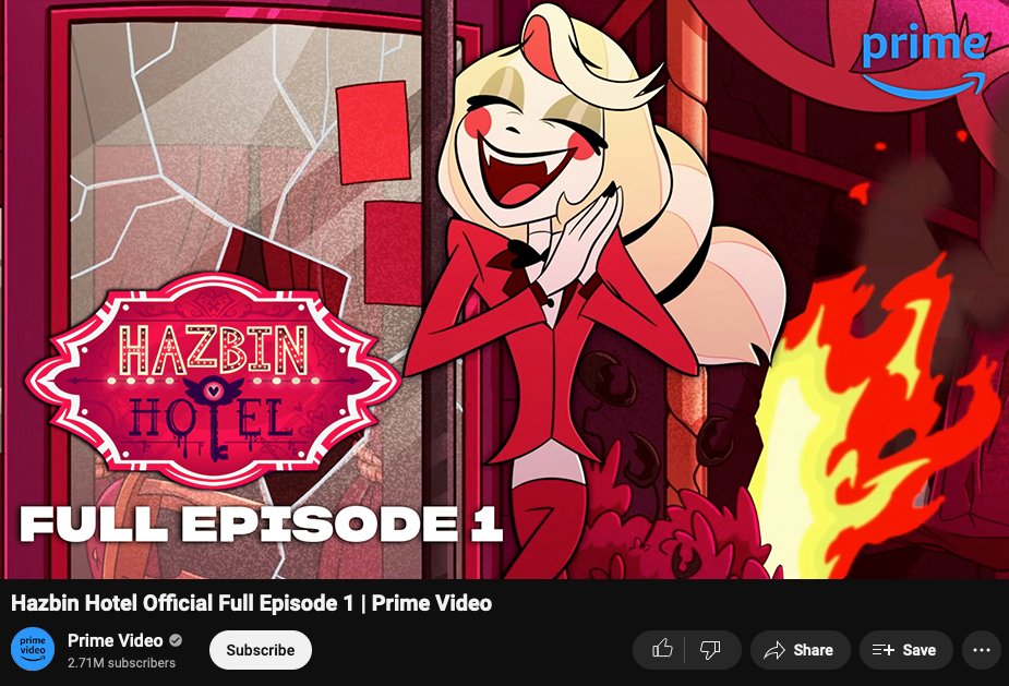 HazbinHotel_B's tweet photo. 🚨 | HOJE ESTRÉIA às 21h (horário de Brasília) #HazbinHotel

• disponível na Amazon Prime Video

• o 1° episódio também estará disponível no YouTube https://t.co/em9yPLV9om