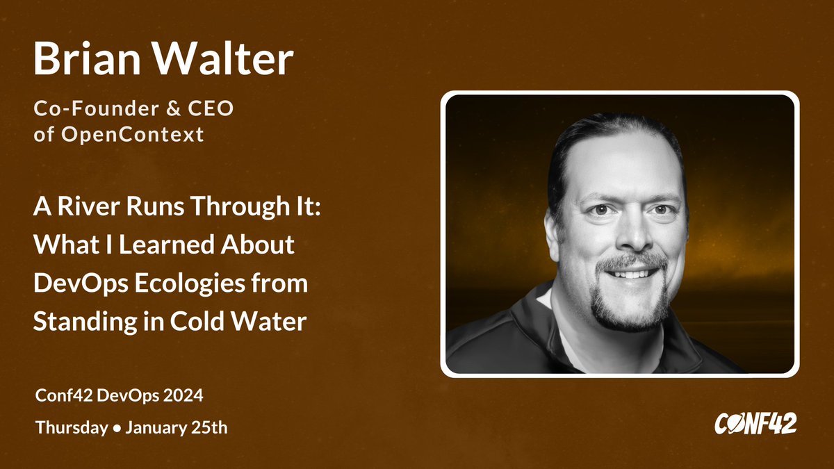 conf42com's tweet image. 🌟Join #Conf42DevOps!🚀

🌐conf42.com/DevOps_2024_Br…

🎙️In this talk, we’ll explore the unexpected intersection of fly fishing and DevOps when viewed through a sociotechnical lens, emphasizing the intertwined nature of complex technical systems and human dynamics!

#DevOpsEcologies