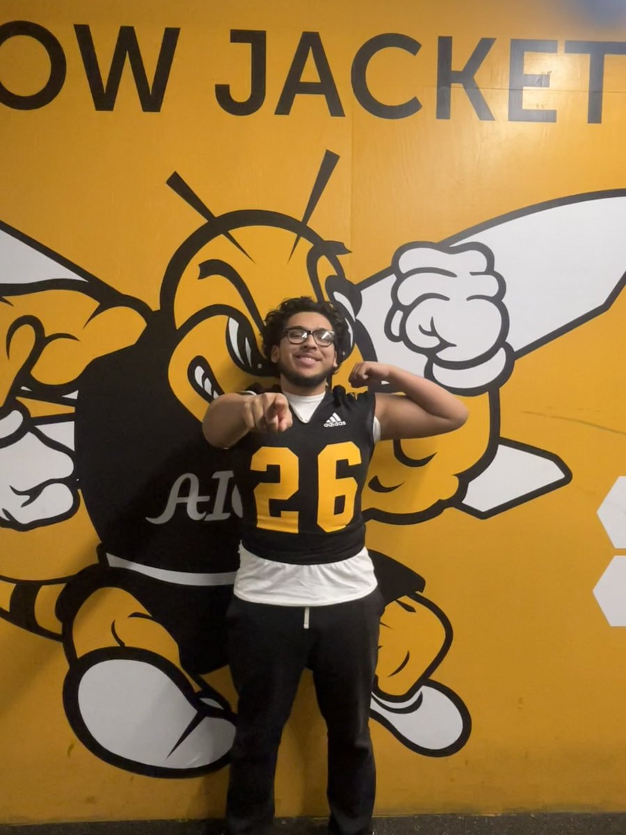 After a great visit and talk with @CoachIz_Abraham and @LouConteAIC I am blessed to have received a D2 offer to play at AIC!!!! @Coach__Flores