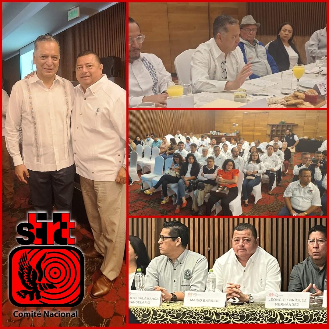 Con la instruccion y representación de nuestro Secretario General Nacional, <a href="/francontrerasv/">FRANCISCO CONTRERAS</a>; Mario Barrios Sarmiento, secretario general de la sección Veracruz del STIRTT, acudió a la convocatoria de la Dirección del Sector de los Trabajadores del <a href="/Infonavit/">Infonavit</a> 
(DST),