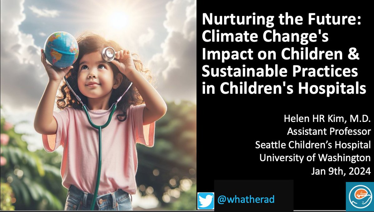 Thanks for inviting me, @PedsRadsColo, to discuss climate change, energy consumption in radiology, and what can we do about it. Q&A discussions are my favorite! For anyone interested in this topic, please invite me and let’s talk.  #ClimateHealth #PedsRad @SocPedRad