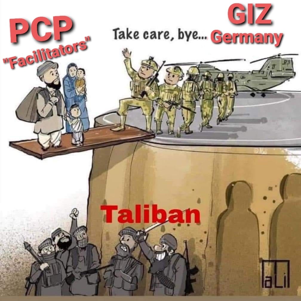 mokhtarsaqafi55's tweet photo. Injustice act of OKV @BMZ_Bund and @giz_gmbh caused many #Ortskrafte of #GIZPCP lose their lives in #Afghanistan. No accept yet by Germany. Pleas take an urgent decision about #GIZPCP staff.
@ABaerbock
@SvenjaSchulze68 @BMZ_Bund #Justice_for_Ortskrafte_of_GIZPCP_in_Afghanistan https://t.co/jIIzZ6SNxW