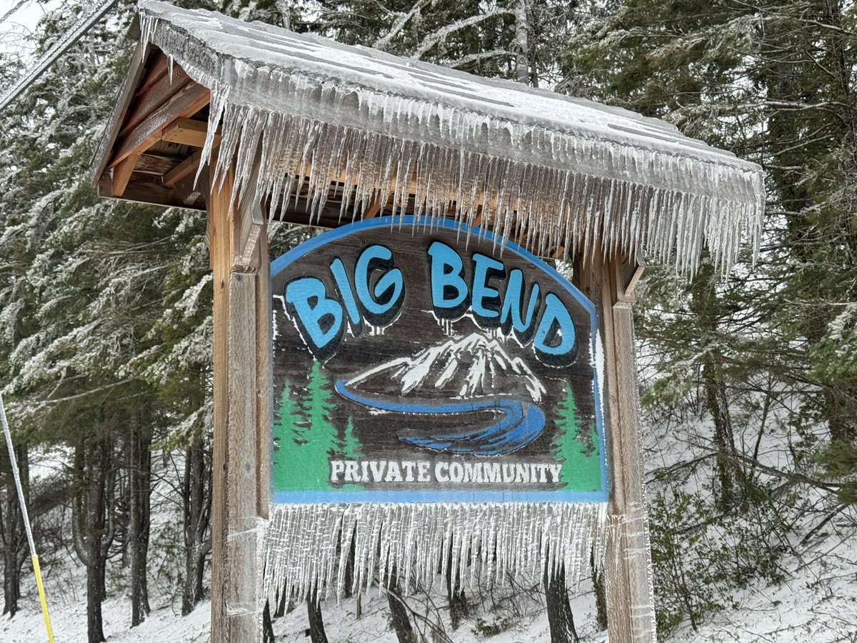 Officially 1-1/8” of ice accretion on surfaces in Big Bend, Washington. <a href="/NWSSeattle/">NWS Seattle</a> #wawx