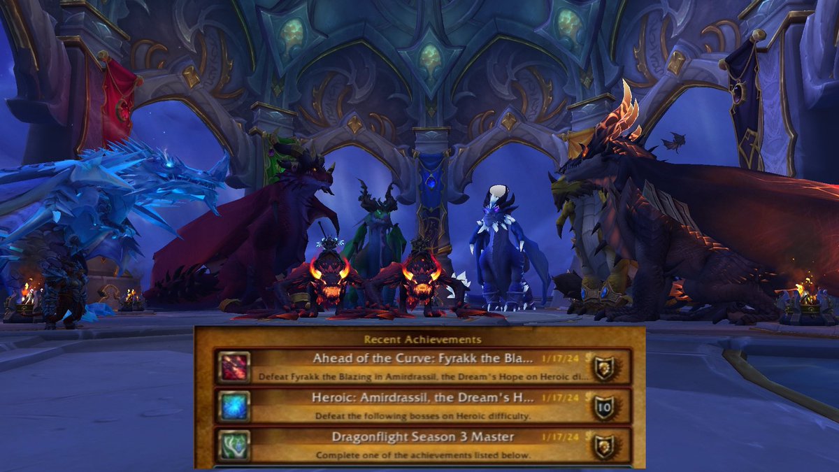Got my first EVER AotC achievement last night!
I wanted this Fyrakk mount SO BAD because I love the character so freaking much, and I’m proud of myself for putting in the work to get it 🙏🏻