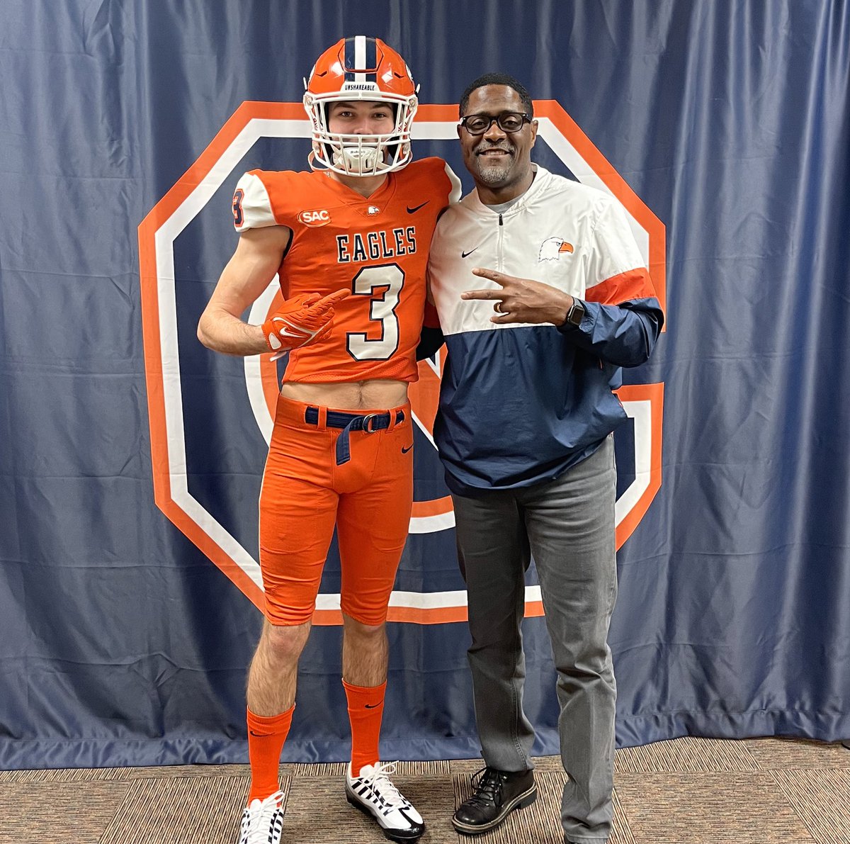 I had an amazing Official Visit to Carson Newman today!🔥 Thank you to <a href="/CoachAGoss/">Antonio Goss</a> for having my family and I out! <a href="/CN_Eagles/">Carson-Newman Athletics</a> <a href="/cnfootball/">Carson-Newman Football</a> <a href="/CoachAIngram/">Ashley Ingram</a> <a href="/CoachJohnathanH/">Johnathan Henderson</a>